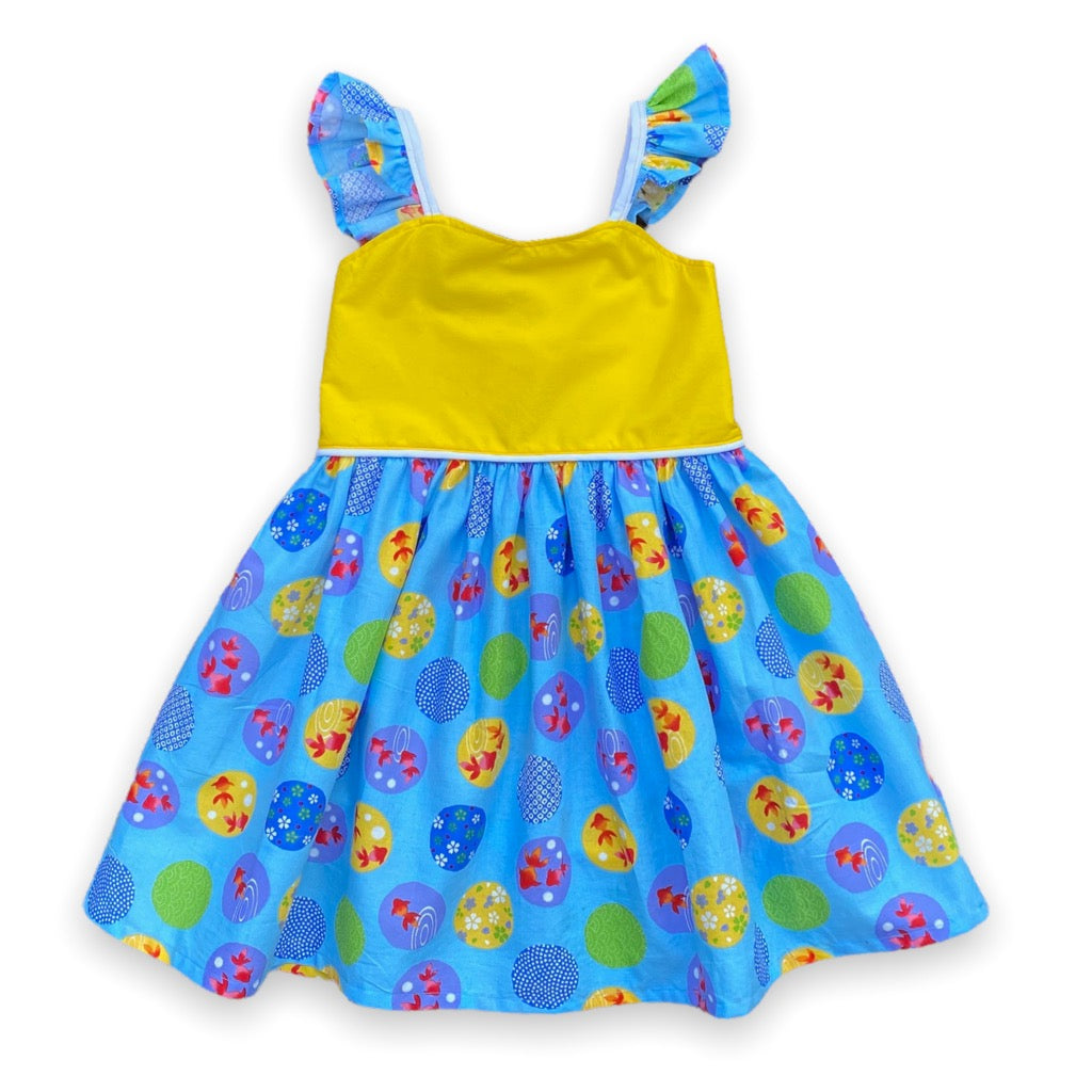blue dress 5t Koi Dress 5T – pompon_tokyo