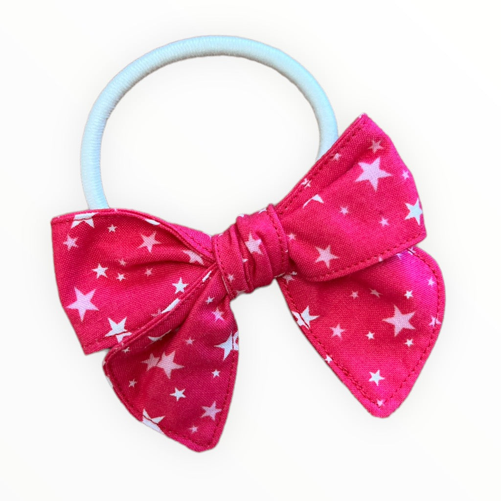 Stars Bow Hair Elastic